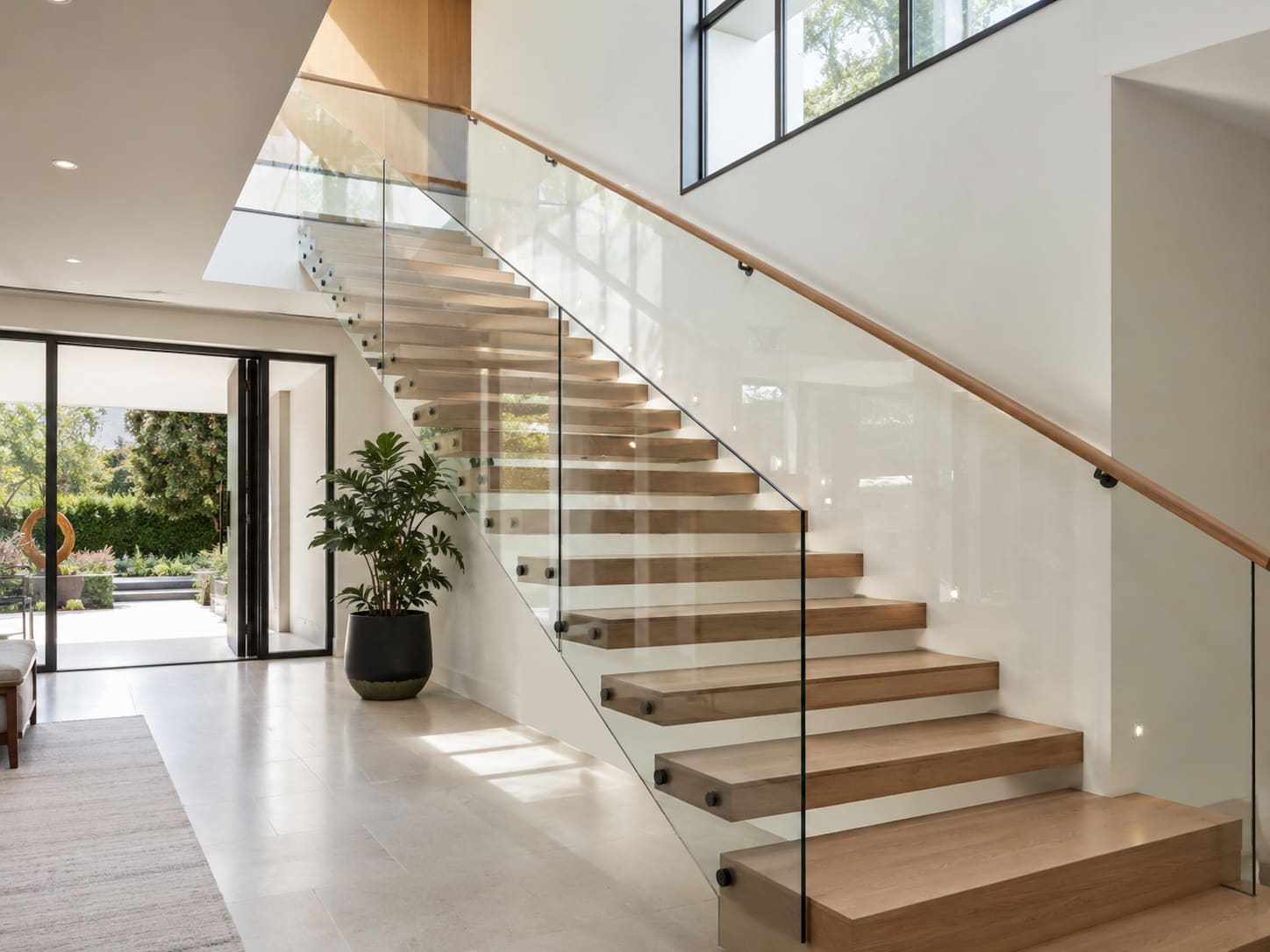 Staircase Glass Railing
