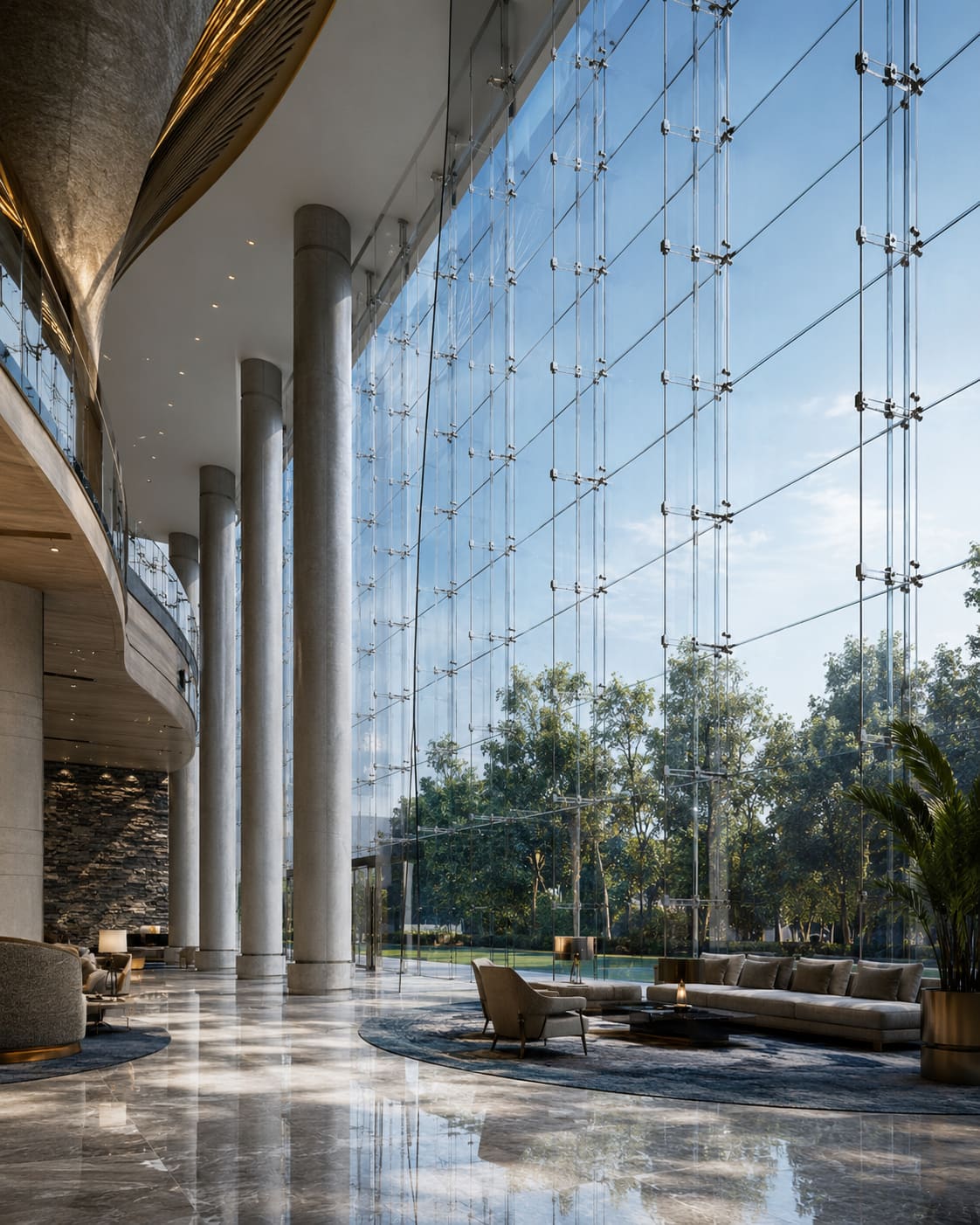 Tension Cable Facade