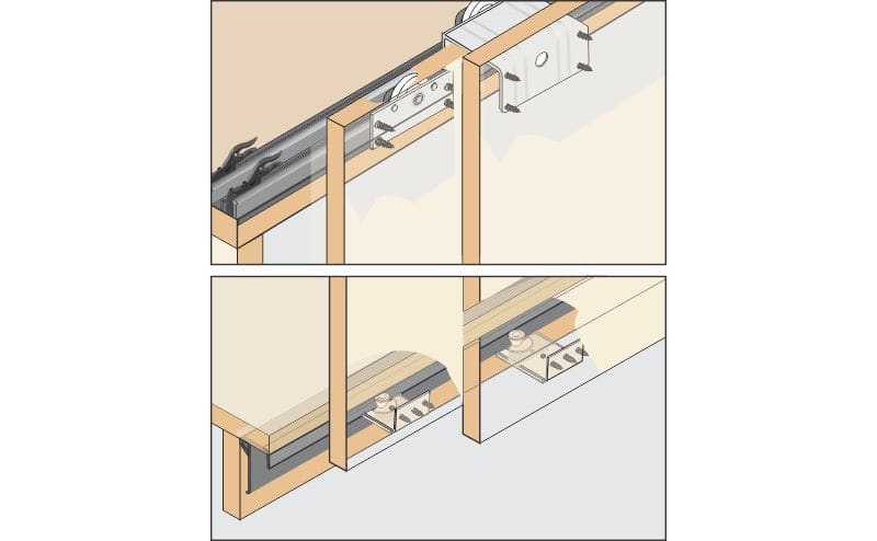 ENOX Wardrobe Sliding Fitting ESLD - 004
