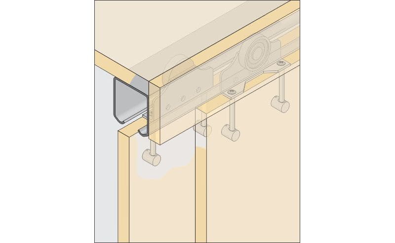 ENOX Wardrobe Sliding Fitting ESLD - 053