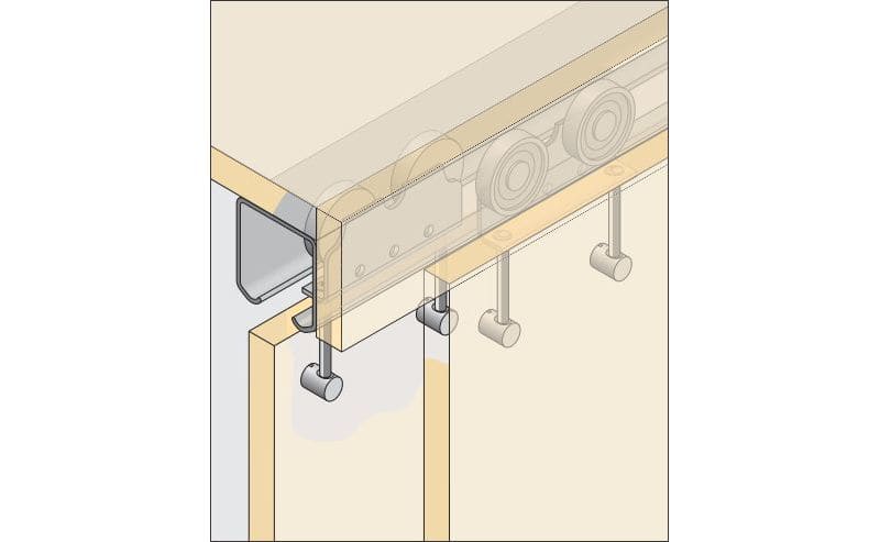ENOX Wardrobe Sliding Fitting ESLD - 054