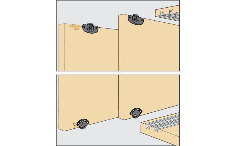 ENOX Wooden Cabinet Sliding Fitting ESLD - 075