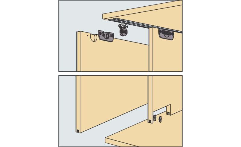 ENOX Wooden Cabinet Sliding Fitting ESLD - 1205