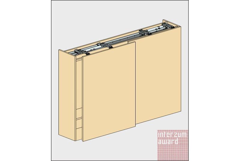 ENOX Wooden Cabinet Sliding Fitting ESLD - 1206