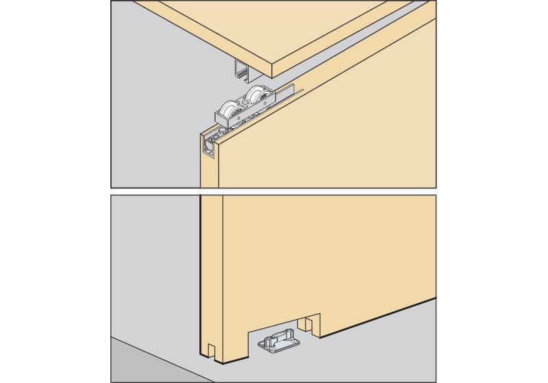 ENOX Wooden Sliding Folding Fitting System ESLD - 1502 - 1