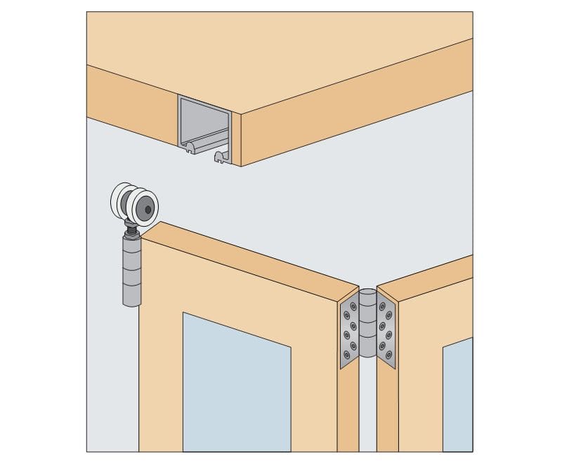 ENOX Wooden Partition Fitting System EWSLDF -102 H