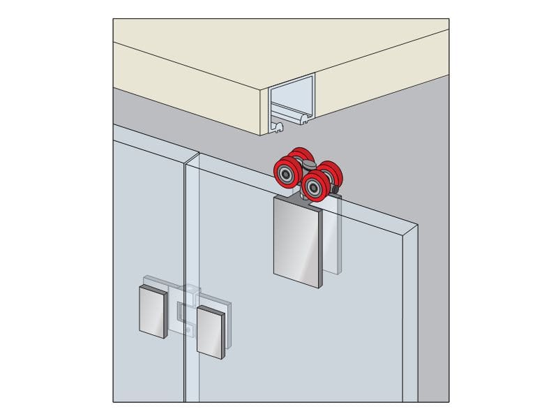 ENOX Glass Center Sliding Folding System - 202 H