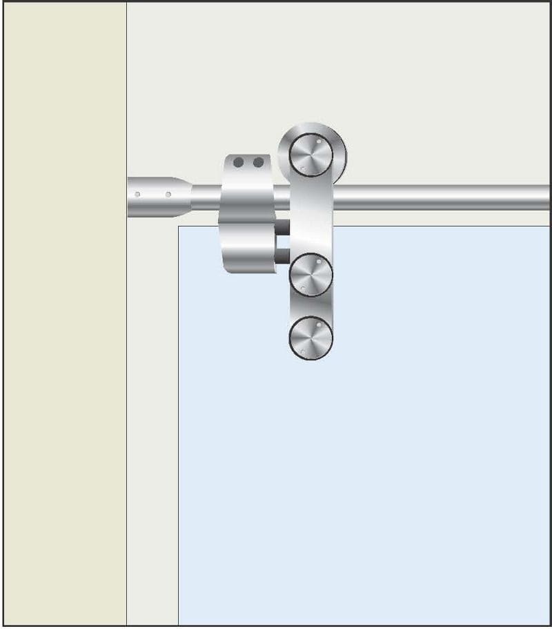 Shower Glass Sliding Roller SGSF - 032