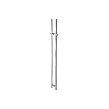 Glass Door Handle with Locking Function | Finish: Stainless Steel