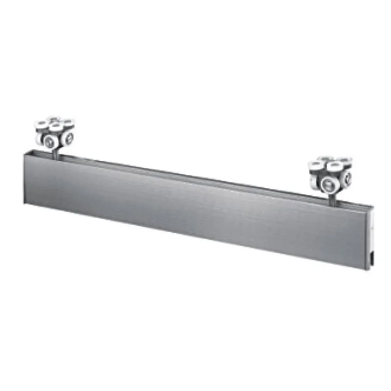 Upper Door Strip/Roller | Finish: Satin Stainless Steel