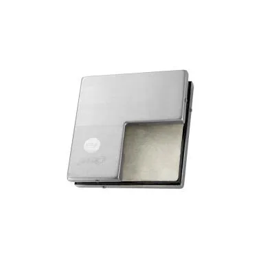 Over Panel Side Panel Connector with Stopper (One Side Opening Door) | Finish: Satin Stainless Steel