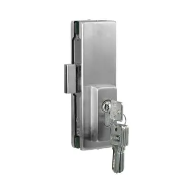 Centre Patch Lock | Finish: Stainless Steel