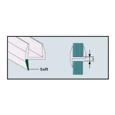 Central 180° Weather Seal | Size: 8MM