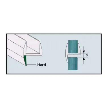 Central 180° Weather Seal | Size: 8MM