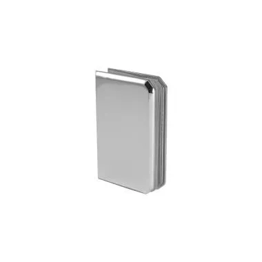 Wall-to-Glass Bracket | Finish: Chrome Polished