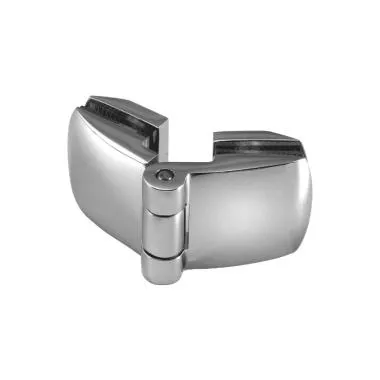 Glass-to-Glass Hinge (Single Side Opening) | Finish: Chrome Polished