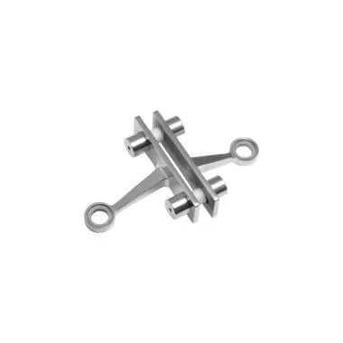 2 Way Spider with Fin | Finish: Satin Stainless Steel
