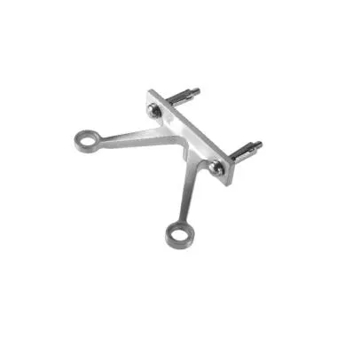 2 Way Spider for Ceiling/Wall | Finish: Satin Stainless Steel