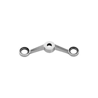2 Way Spider (180°) | Finish: Polished Stainless Steel