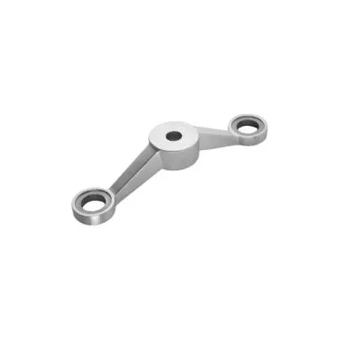 2 Way Spider without Fin 180° | Finish: Satin Stainless Steel