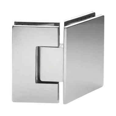 Glass-to-Glass Hinge 135° | Finish: Polished Stainless Steel