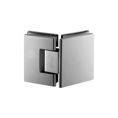Glass-to-Glass Hinge 135° | Finish: Polished Stainless Steel