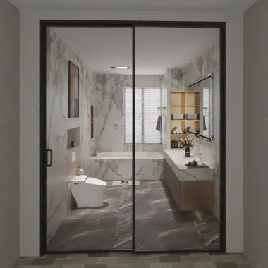 Slim Frame (4516) Sliding Shower System (1+1)
