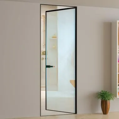 Stealth Swing Shower Enclosure | Finish: Black Matt