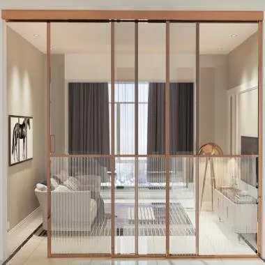 Slim Frame (4516) Telescopic Sliding System (1+2) | Finish: Black Matt