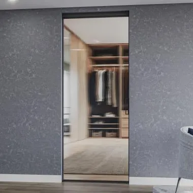 Axis Slim Frame (4507) Pocket Sliding System | Finish: Black Matt