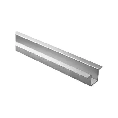 Bottom Track | Length: 3 Meter | Finish: Satin Stainless Steel