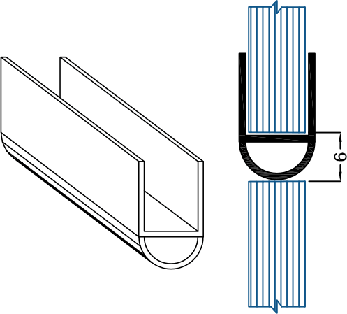 The TPS-4 Soft D Seal is a flexible, soft-sealing solution designed for effective sealing in dynamic applications, providing durability and reliable sealing performance