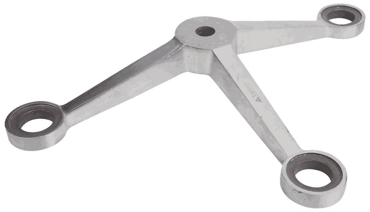 The TSP-B-203 Three-Way Spider without fin is a versatile connector designed for seamless fluid transfer in hydraulic and pneumatic applications, featuring a compact design for efficient space utilization.