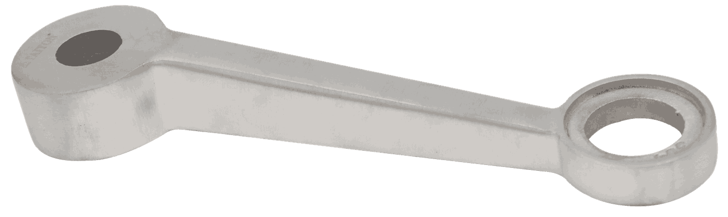 The TSP-B-221 is a one-way spider connector designed without fins, providing secure and streamlined glass façade mounting.